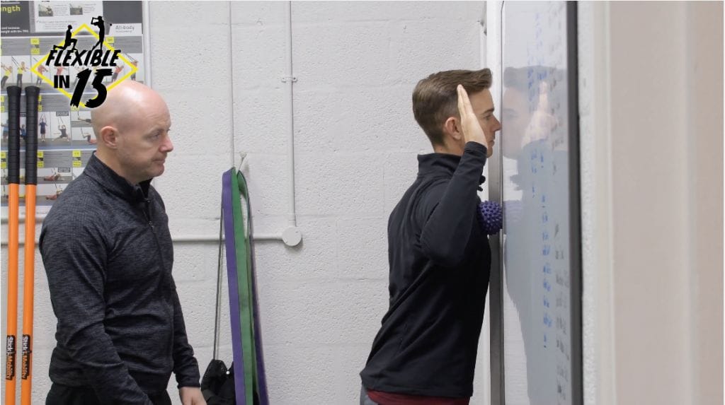 Spikey ball against the wall drill